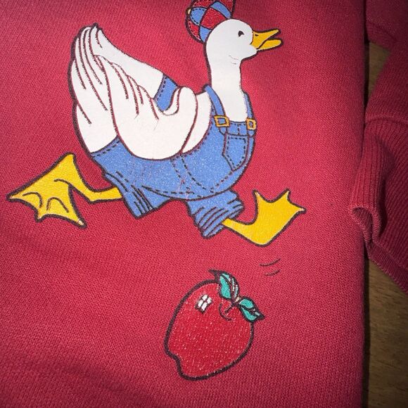 Vintage 80s Duck Duck Goose Stranger Things Nancy Sweatshirt Gopher - Picture 14 of 16